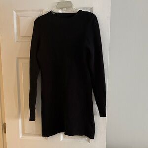 MinkPink Black Sweater Dress